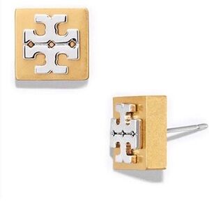 Tory Burch Block Stud Earrings